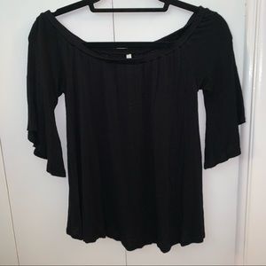 Flowy off-the-shoulder top